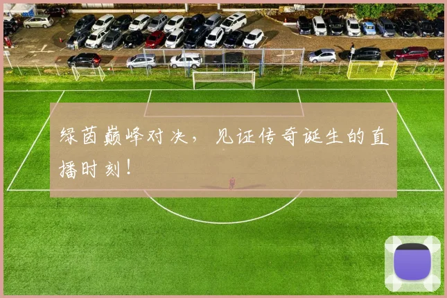 绿茵巅峰对决,见证传奇诞生的直播时刻!